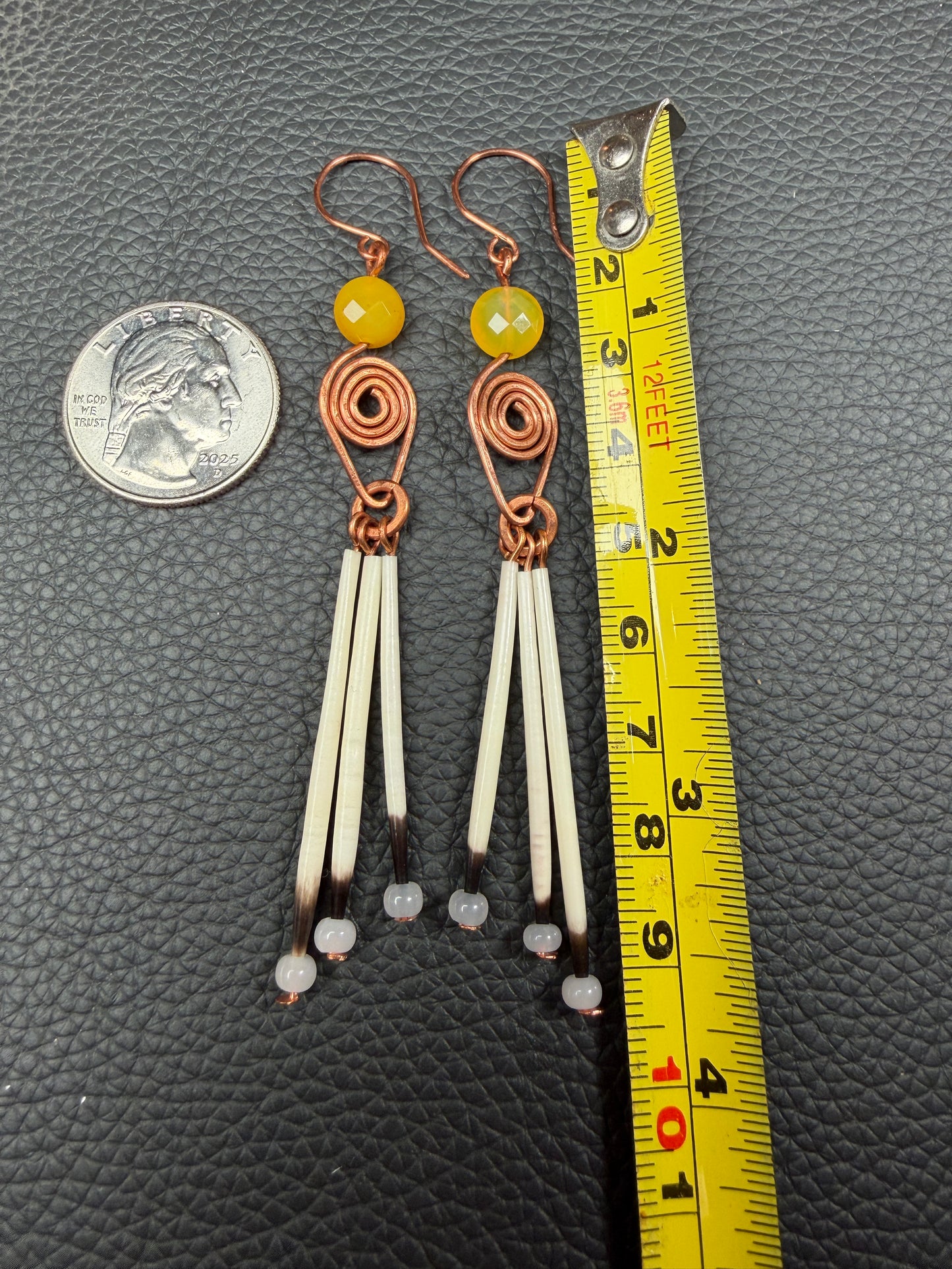 Citrine-Copper 3 Quill