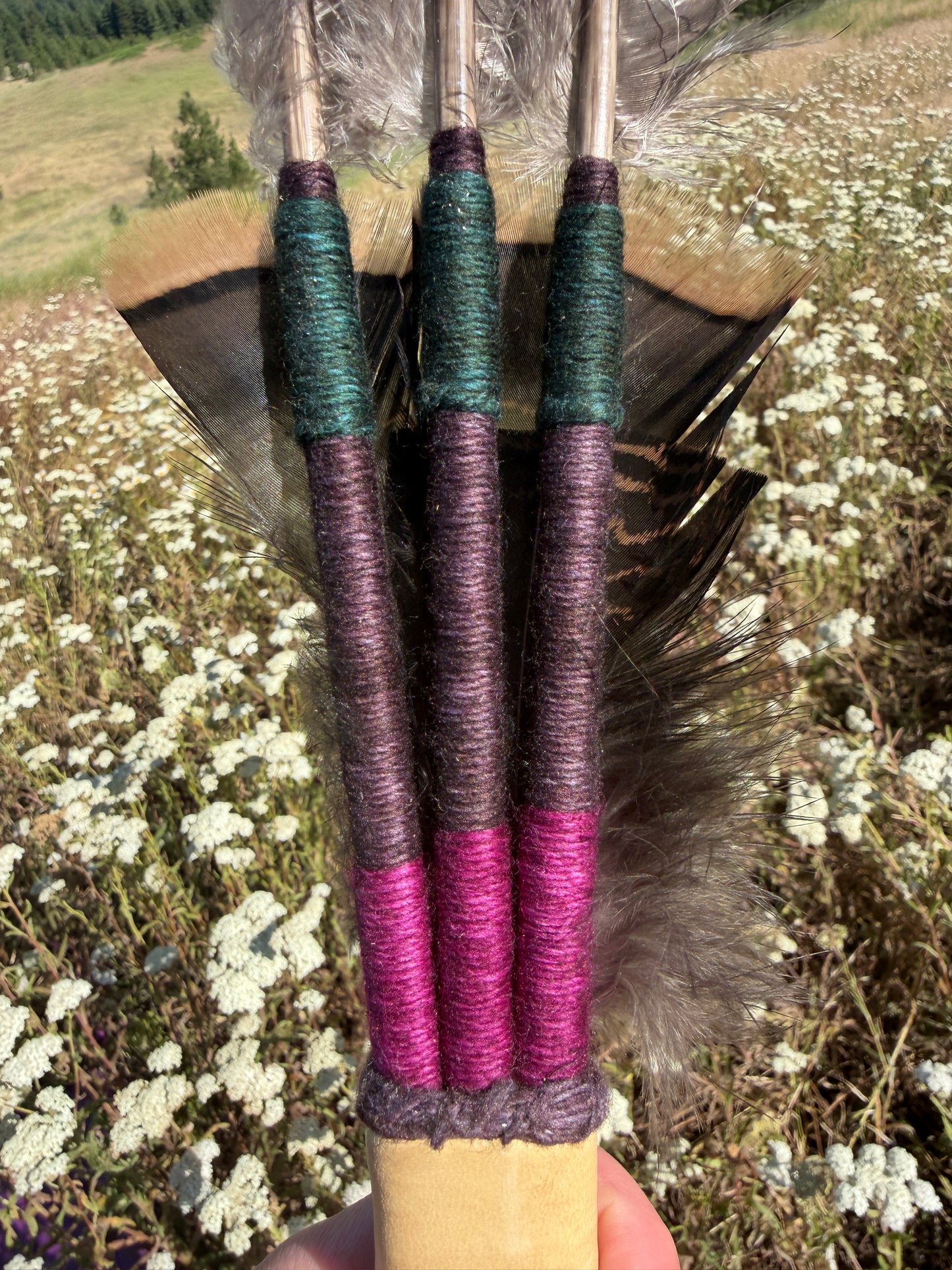Orris- Feather Fan
