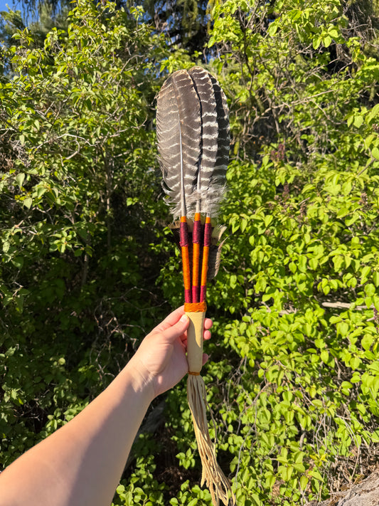 Pecan-Orange fan