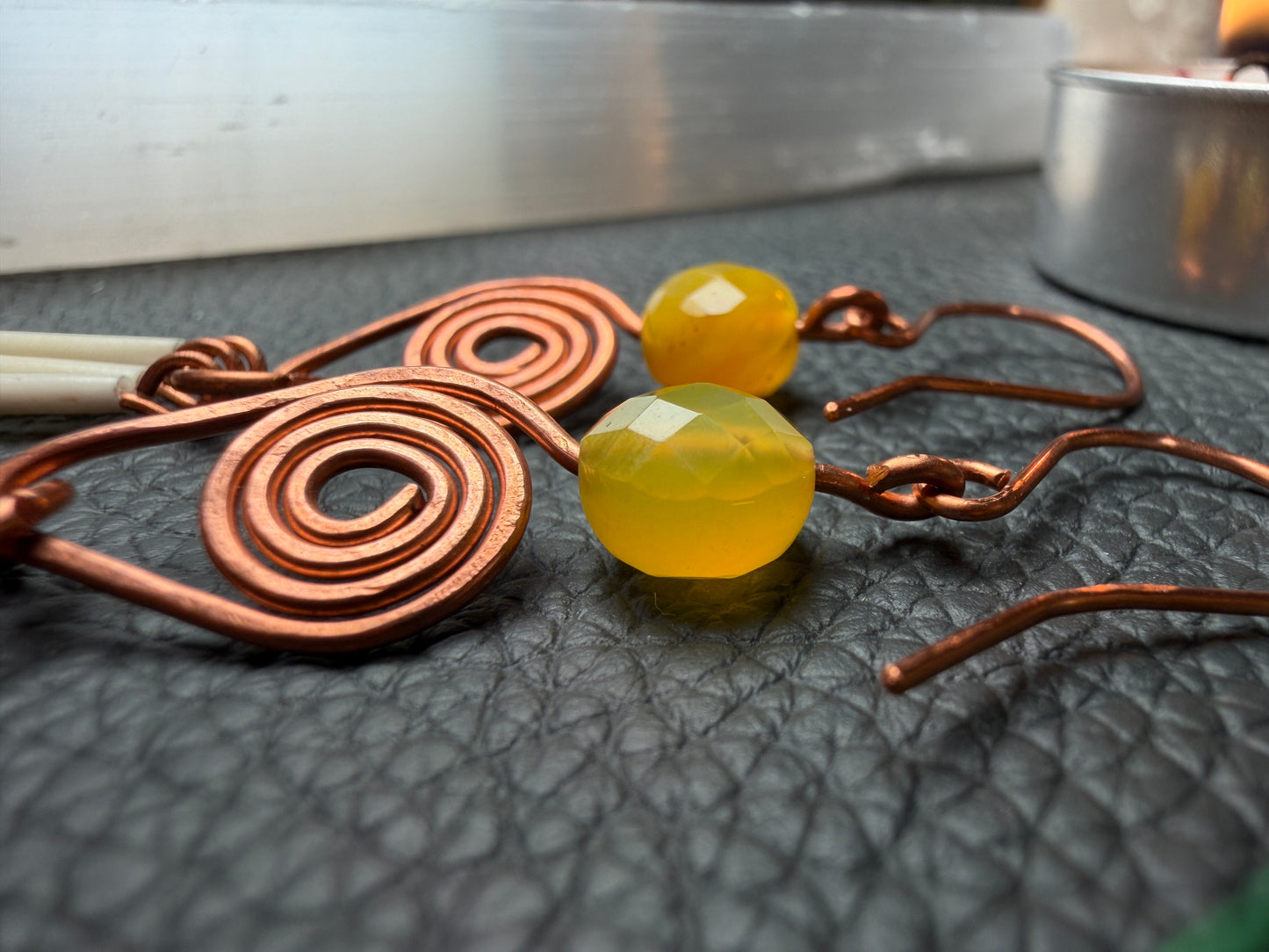 Citrine-Copper 3 Quill