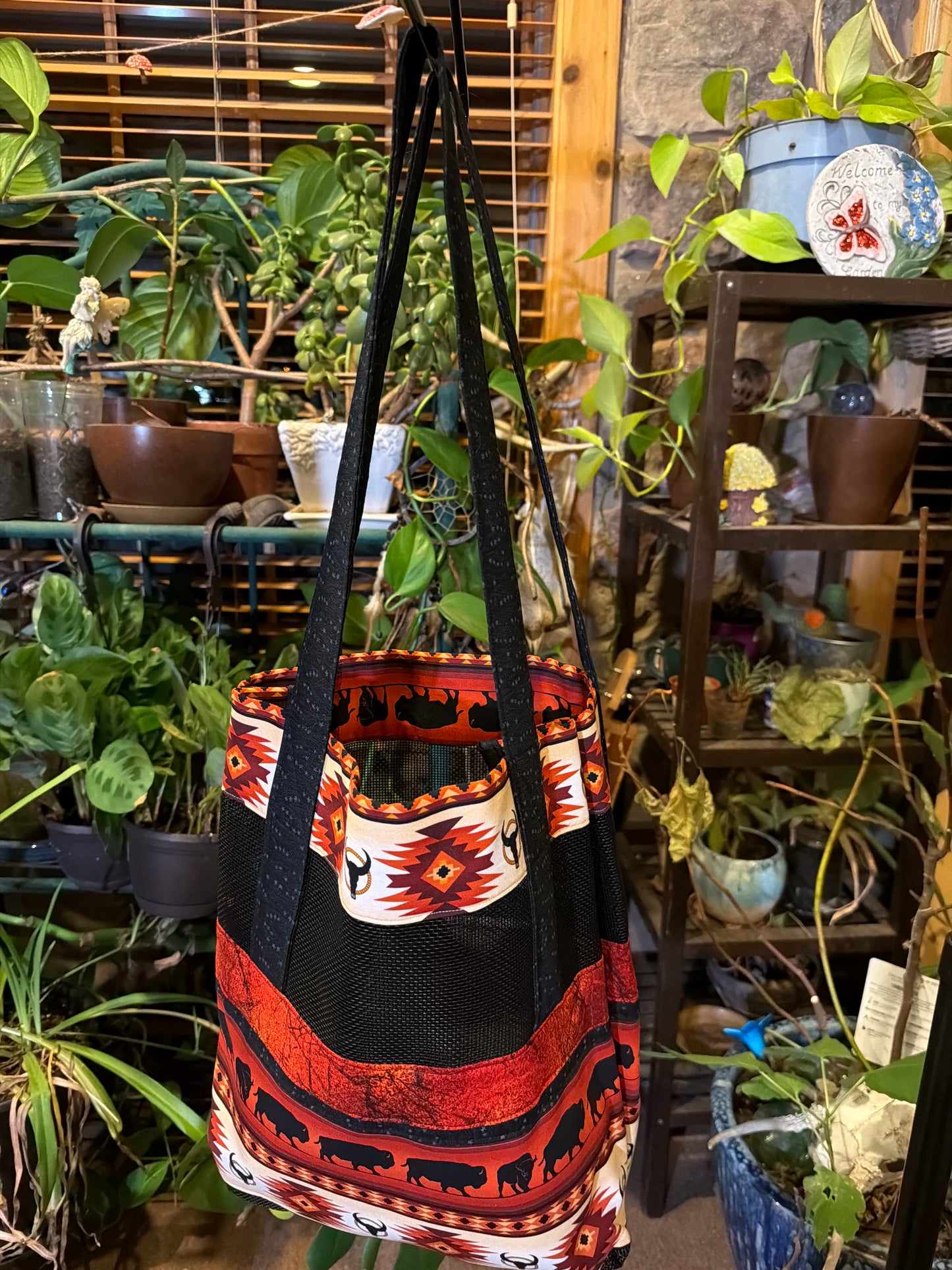 Buffalo Native Print Handbag