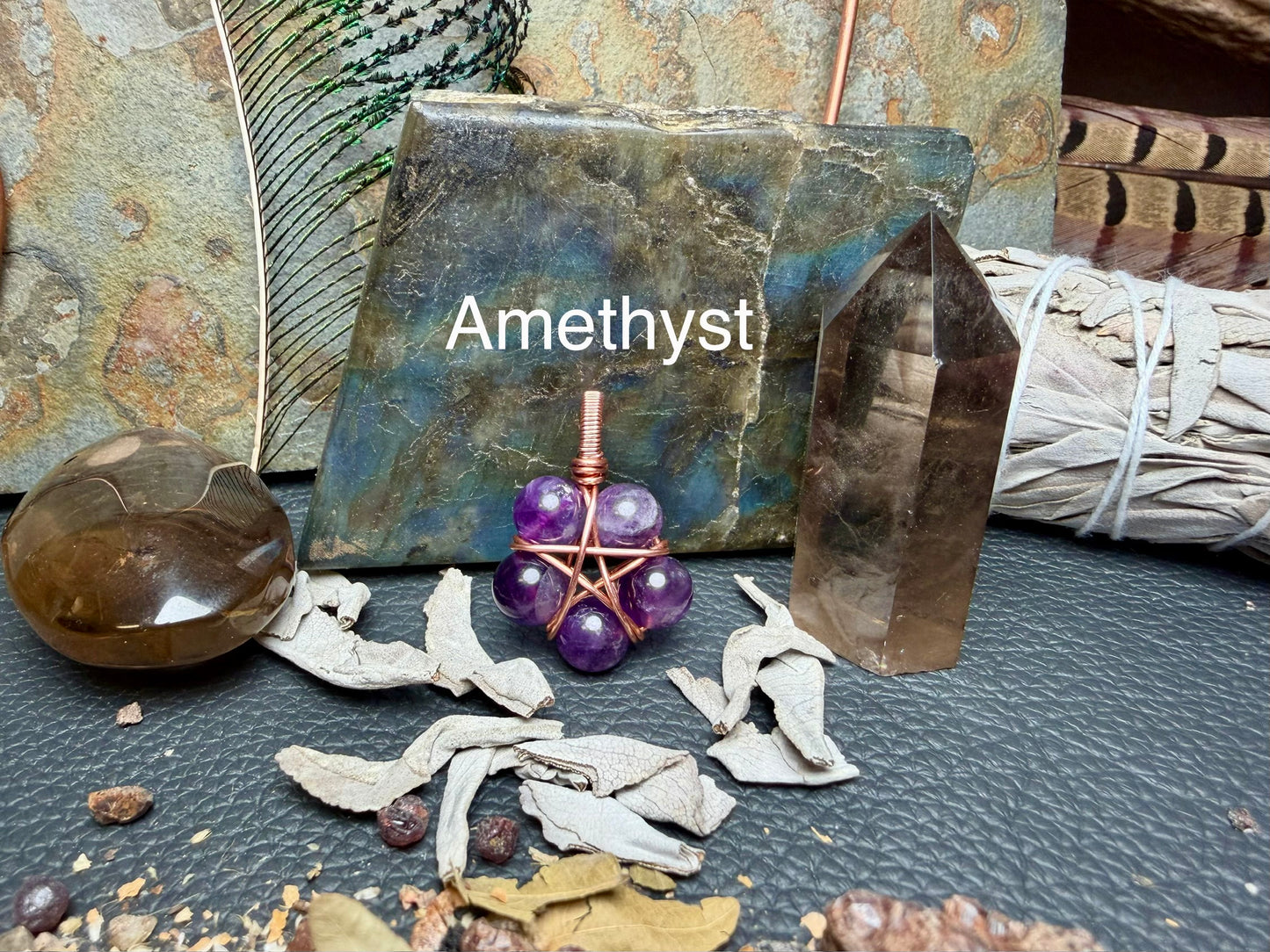 Copper Pendant- Pentagram