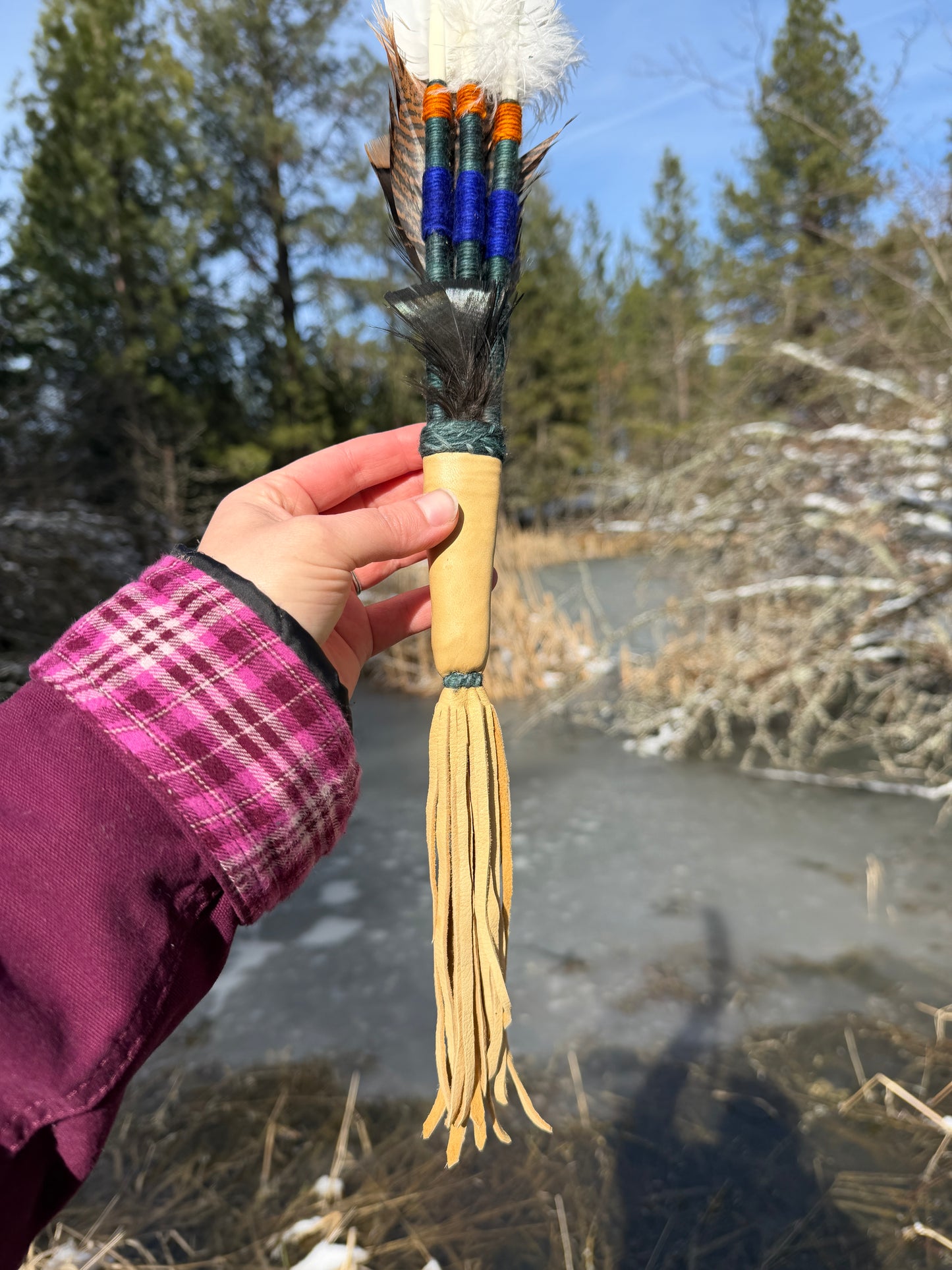 Savory-Feather Fan