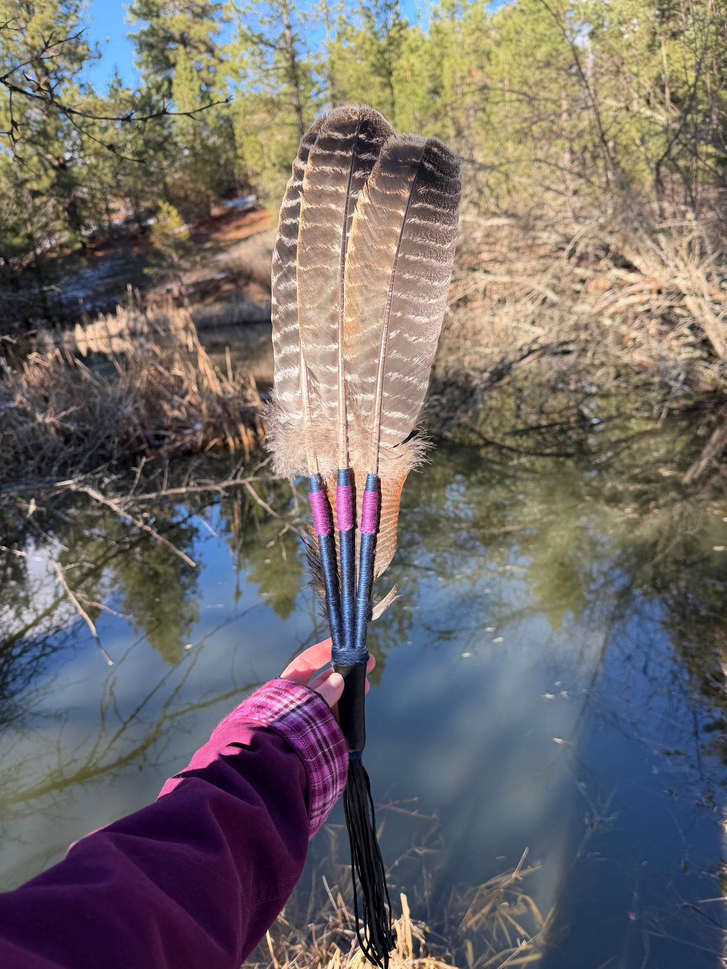 Ruta-Feather Fan
