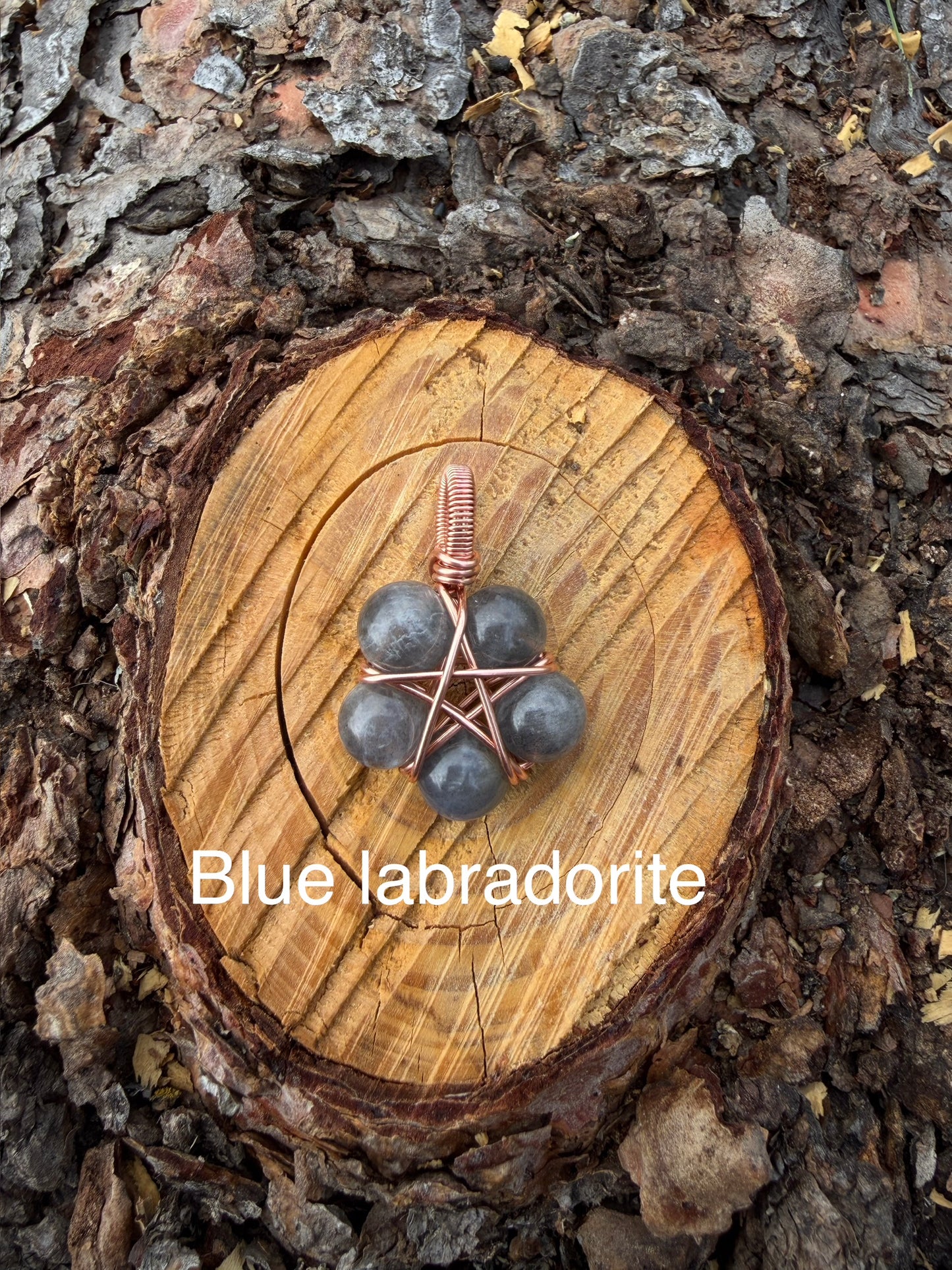Copper Pendant- Pentagram