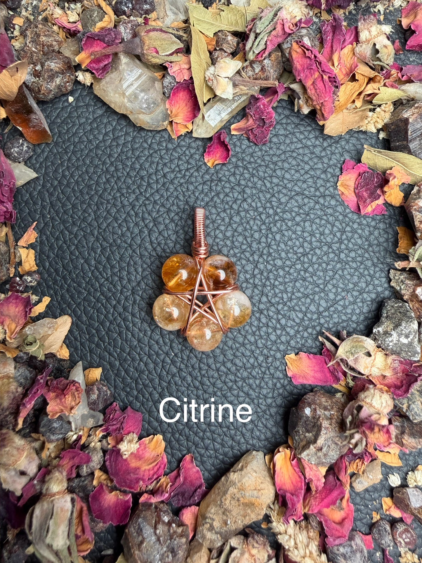 Copper Pendant- Pentagram