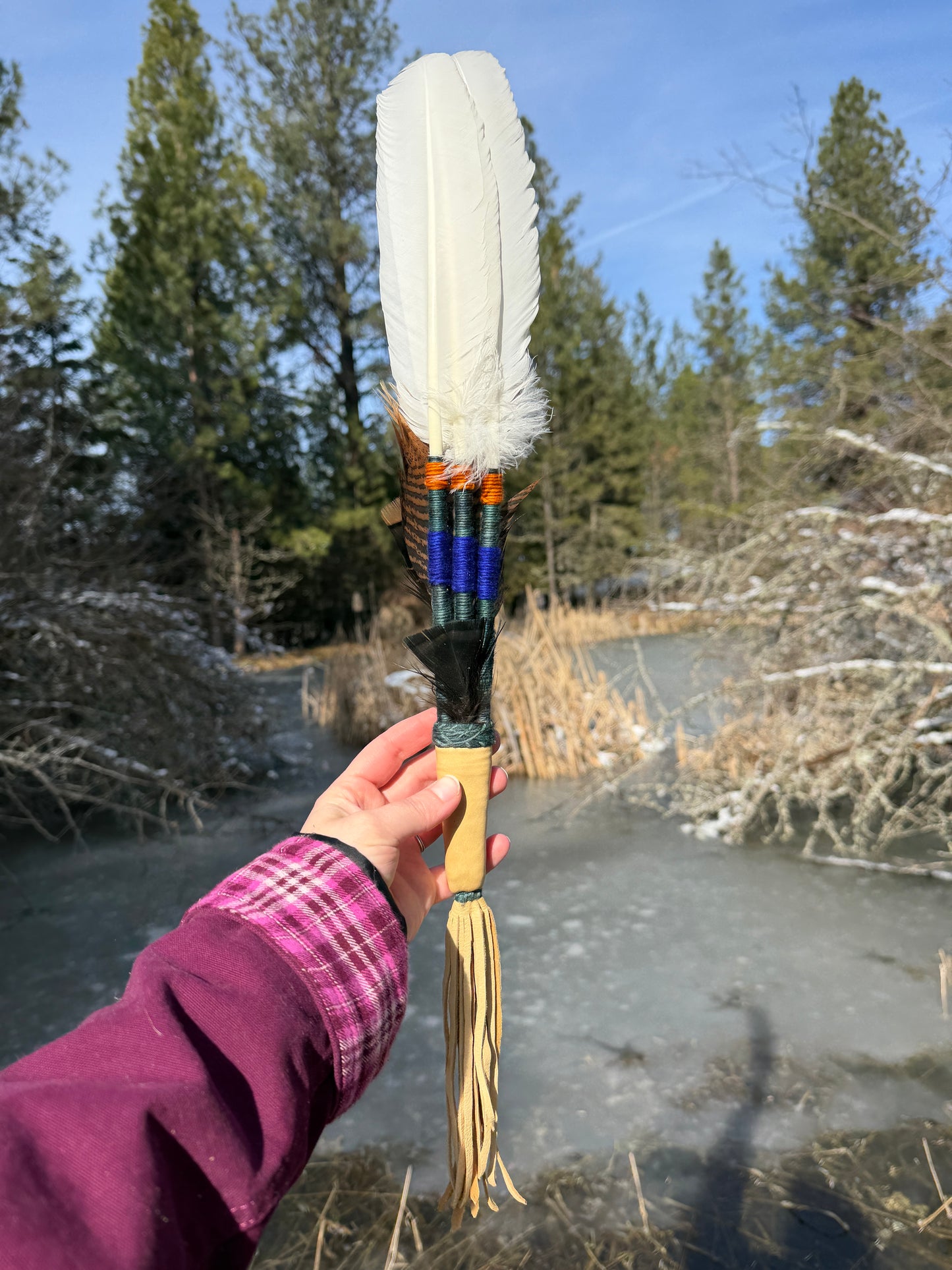 Savory-Feather Fan