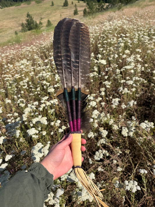 Orris- Feather Fan