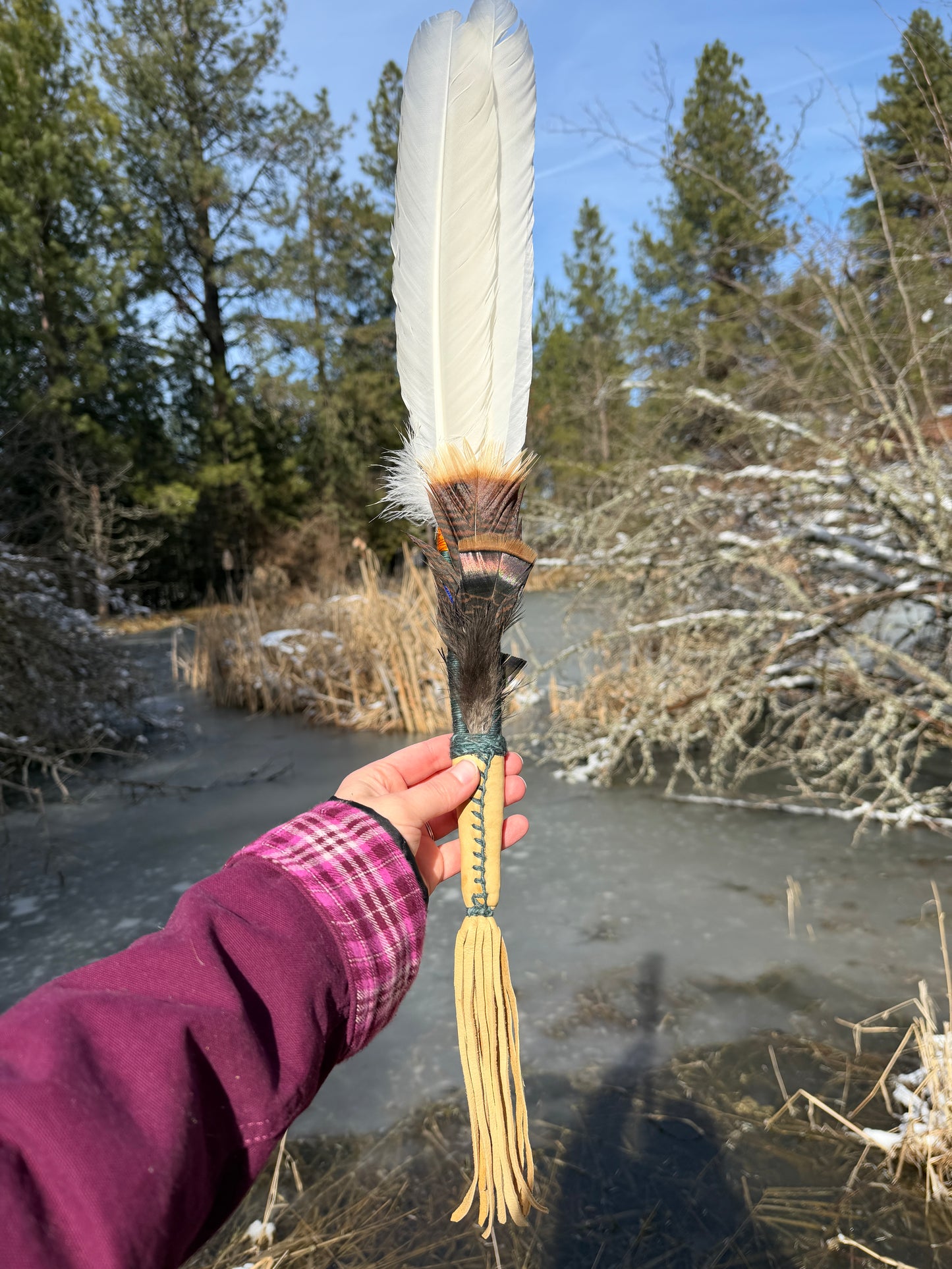Savory-Feather Fan