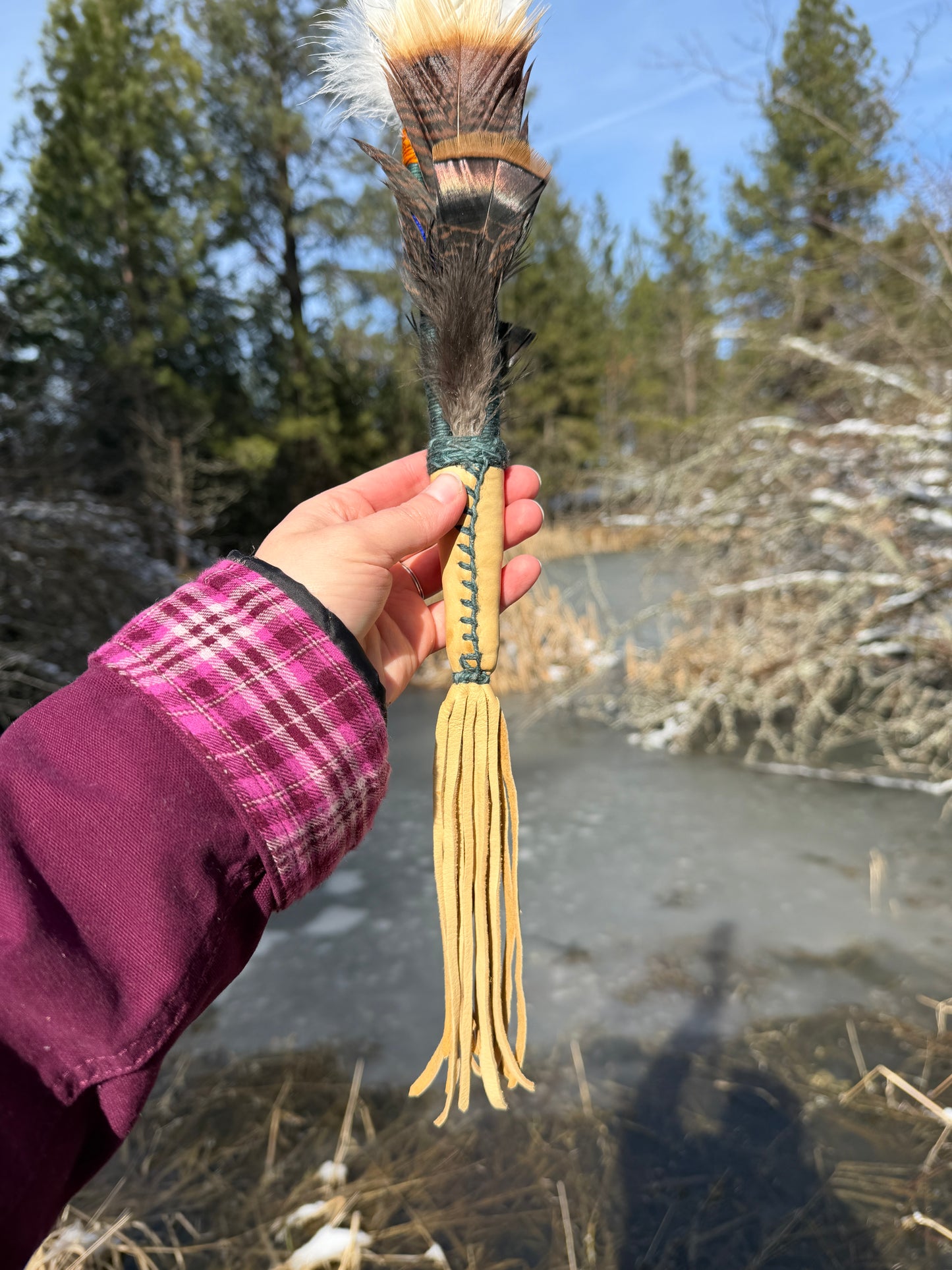 Savory-Feather Fan
