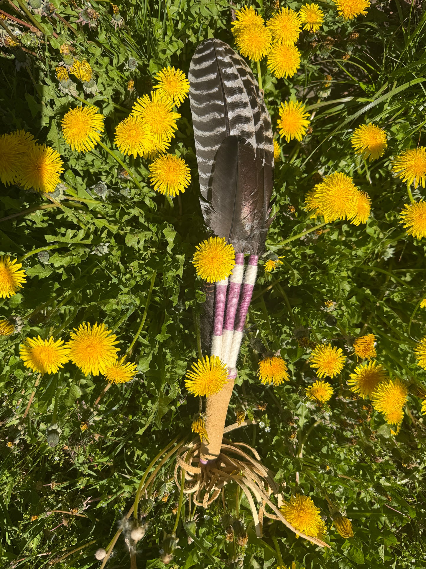 The High Priestess- Feather Fan