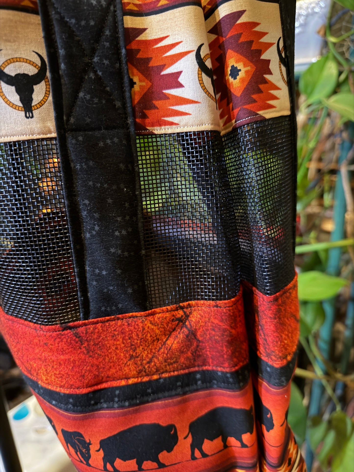 Buffalo Native Print Handbag