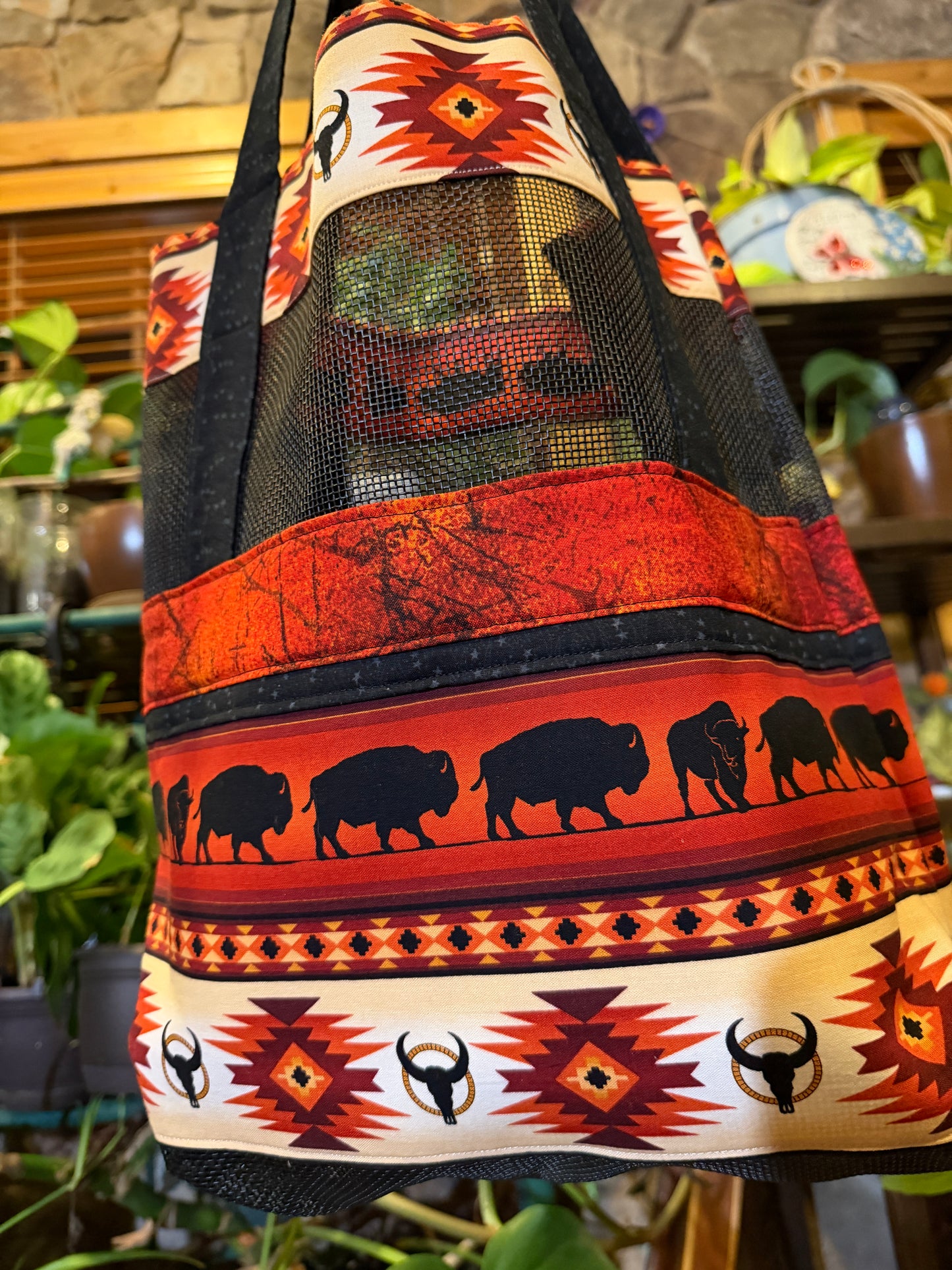 Buffalo Native Print Handbag