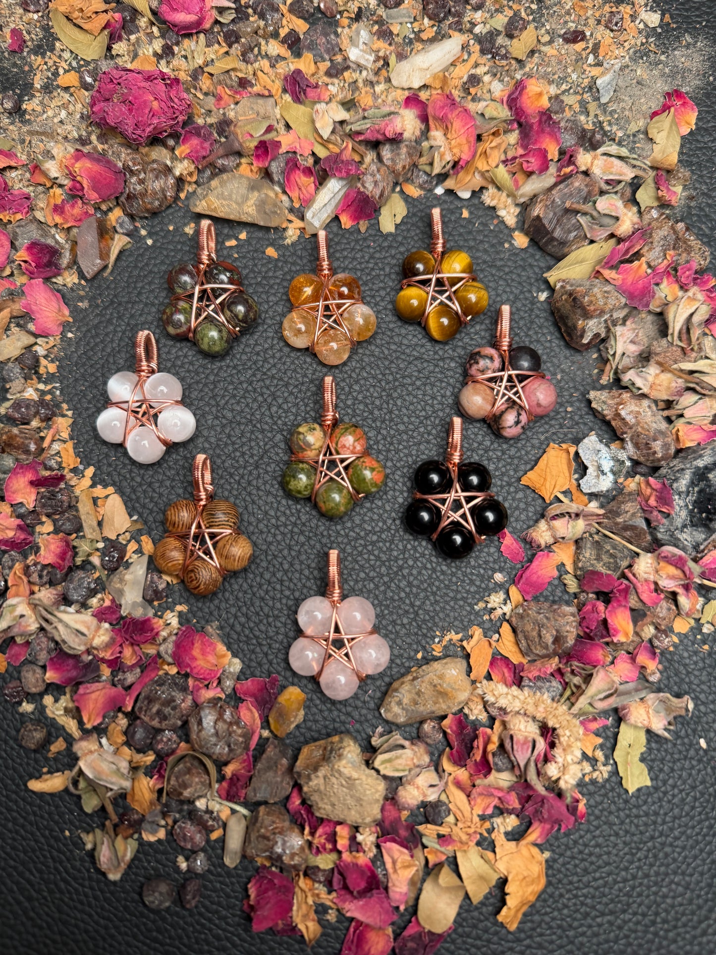 Copper Pendant- Pentagram